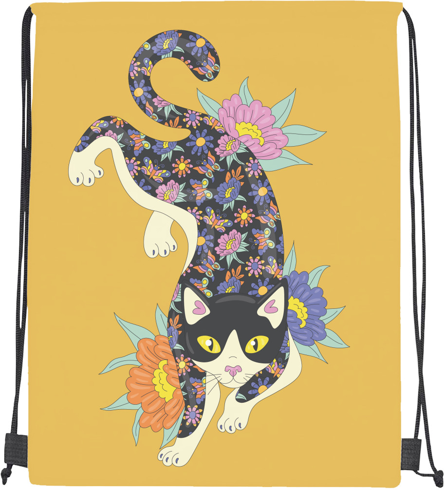 Drawstring Bag -  Art cat - Mfest