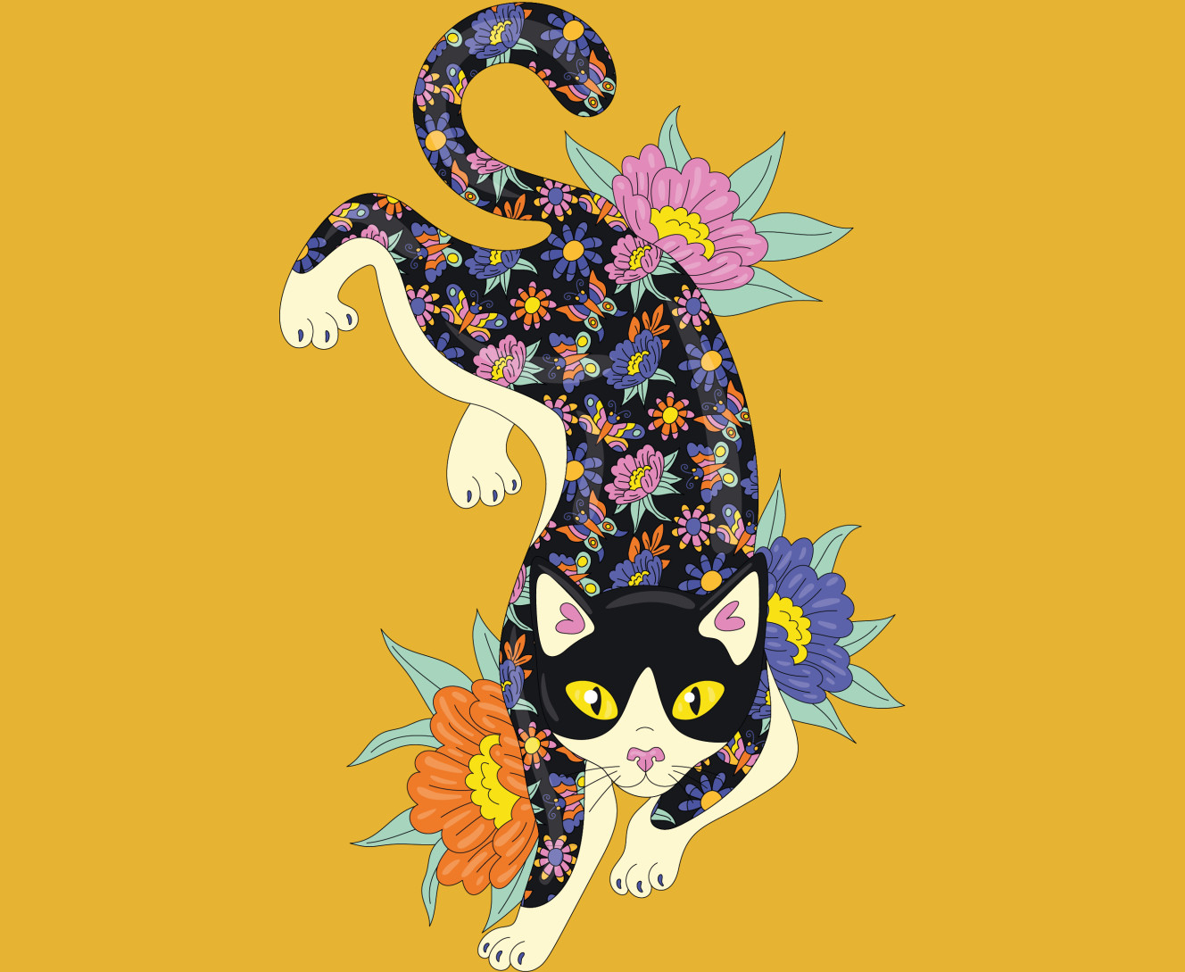 Mouse Pad -  Art cat - Mfest