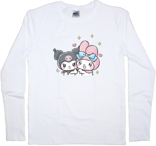 Men's Longsleeve Shirt -  Kuromi Hello Kitty - Mfest