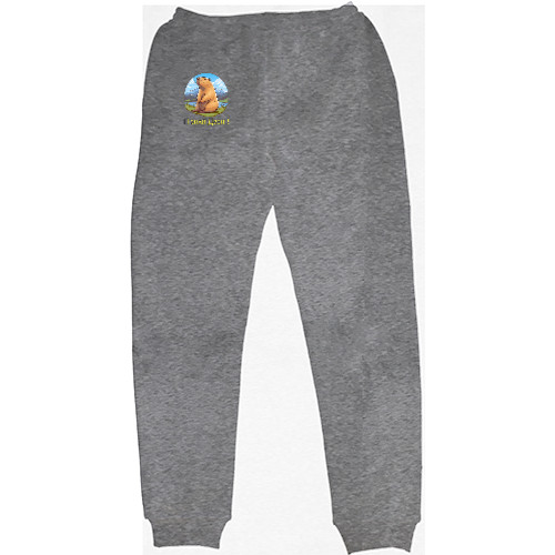 Men's Sweatpants - Calm Capybara - Mfest