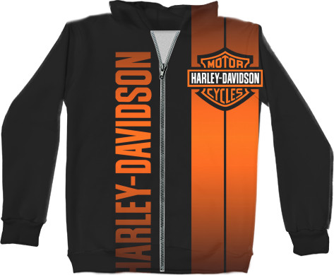 Kids' Zip-through Hoodie 3D - Harley-Davidson [4] - Mfest