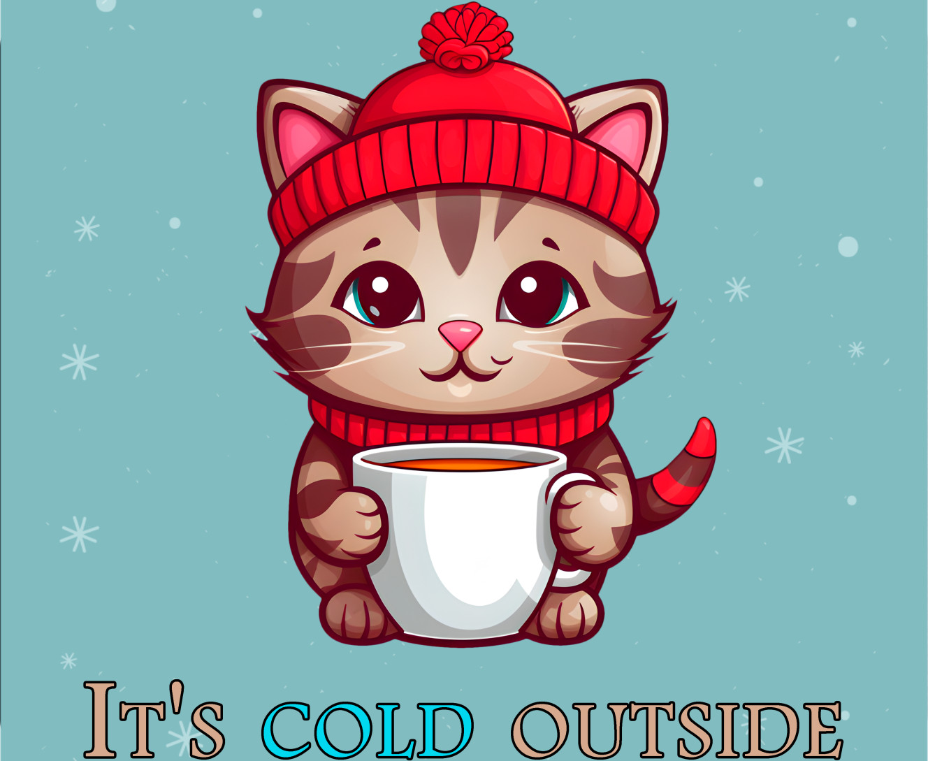 Freezing cat