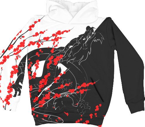 Kids' Hoodie 3D - Tokyo Dragon - Mfest