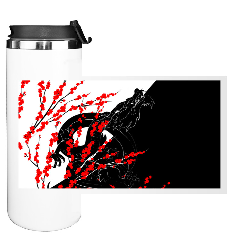 Water Bottle on Tumbler - Tokyo Dragon - Mfest