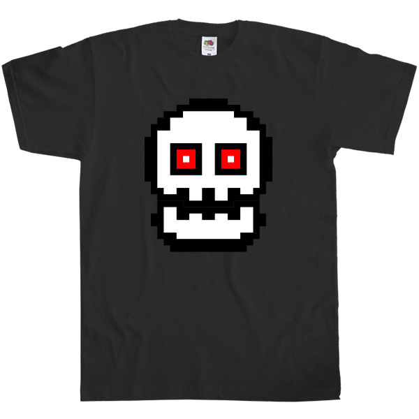 Men's T-Shirt Fruit of the loom - Geometry Dash Skull - Mfest