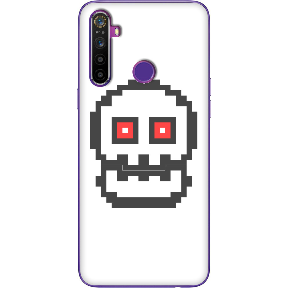 Чехол Realme - Geometry Dash Skull - Mfest