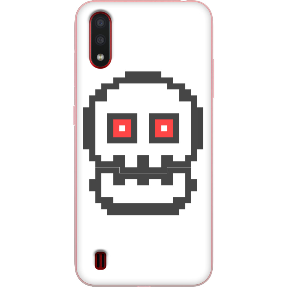 Чехол Samsung - Geometry Dash Skull - Mfest