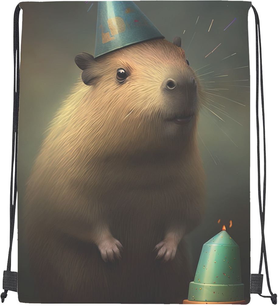  Capybara in a cap