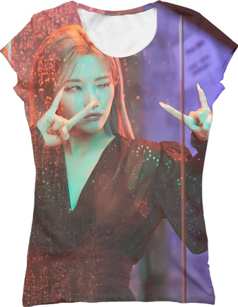 Women's T-Shirt 3D - Jeon So Уeon - Mfest