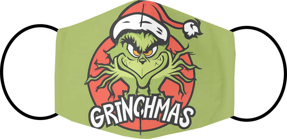 Маска на лице - Grinchmas - Mfest