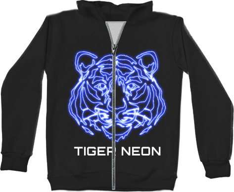 Tiger neon art