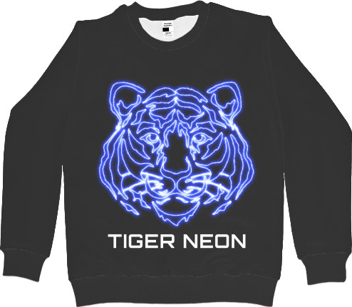 Tiger neon art