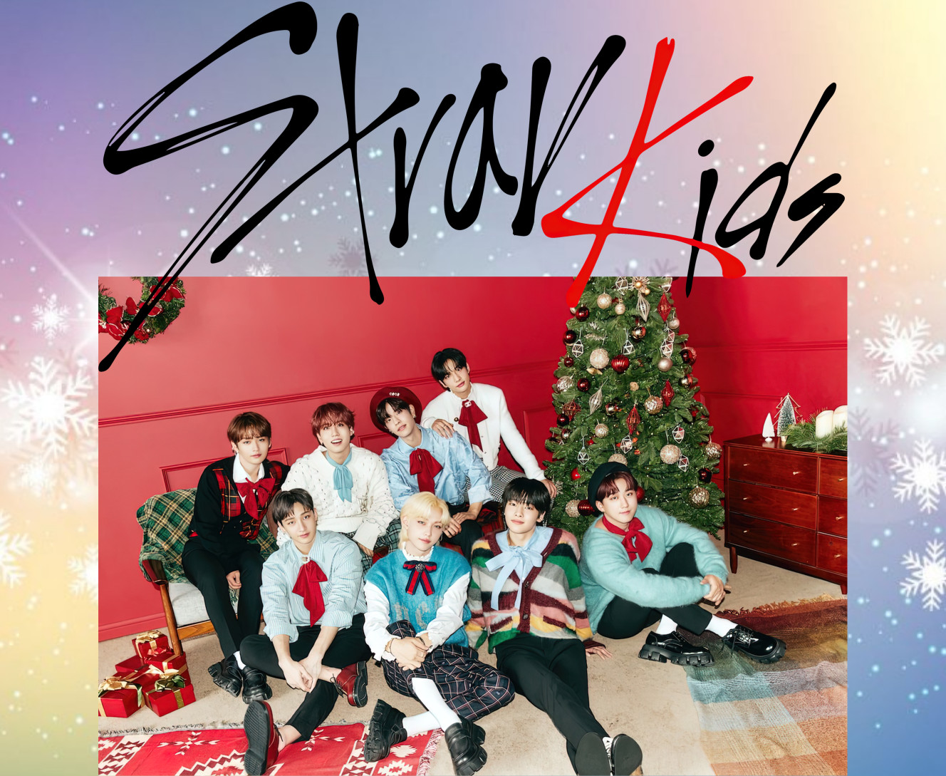 Новогодние Stray Kids