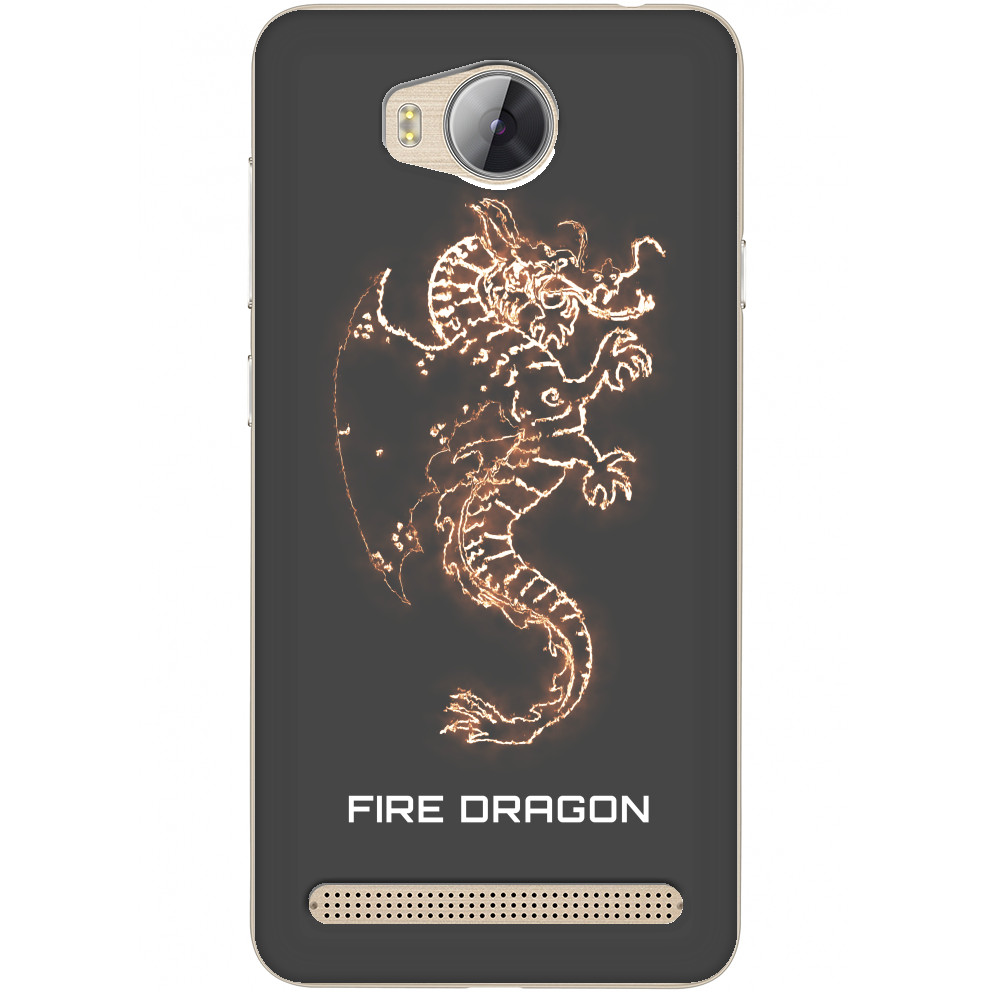 Чехол Huawei - Fire Dragon - Mfest