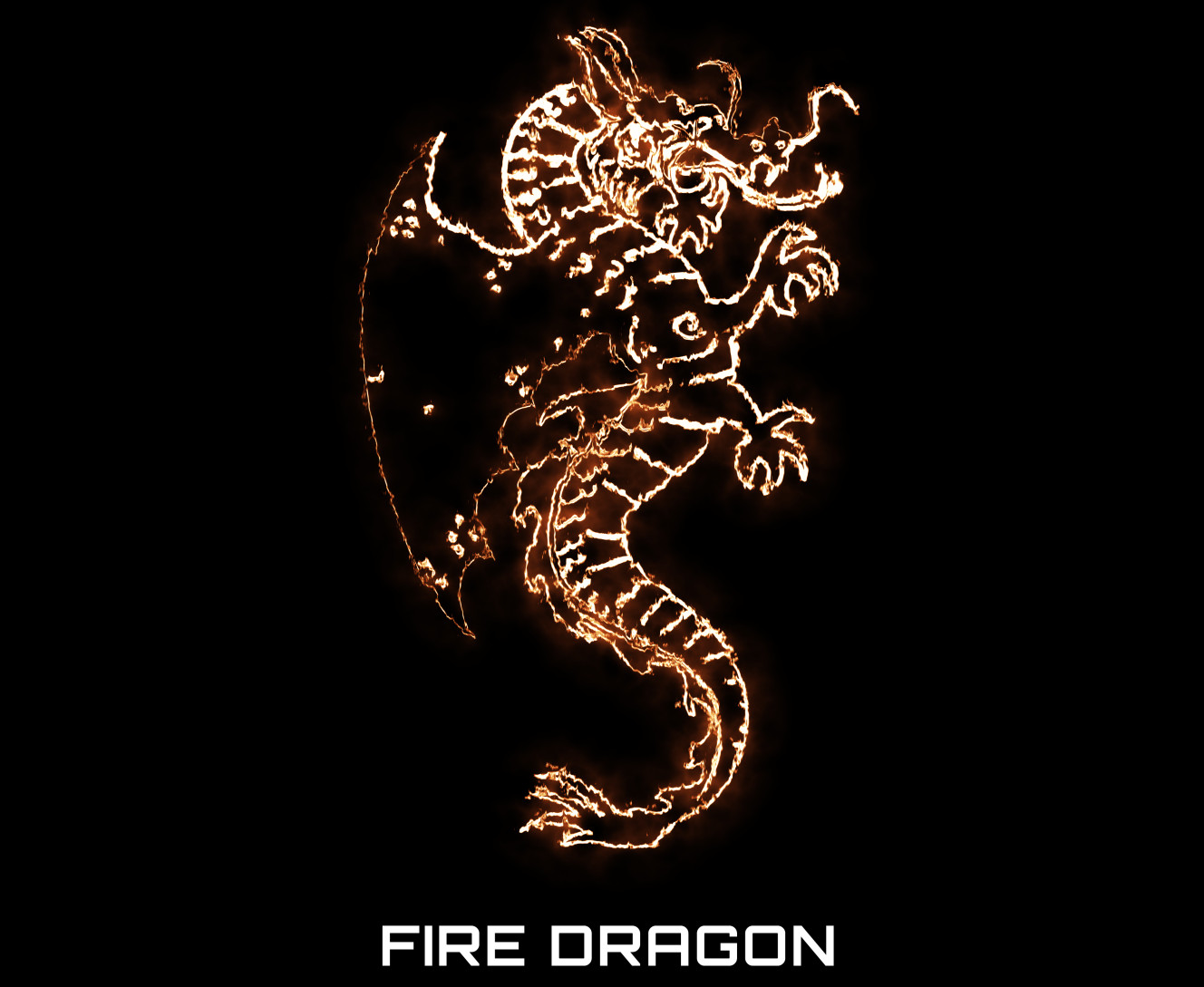 Коврик для мышки - Fire Dragon - Mfest