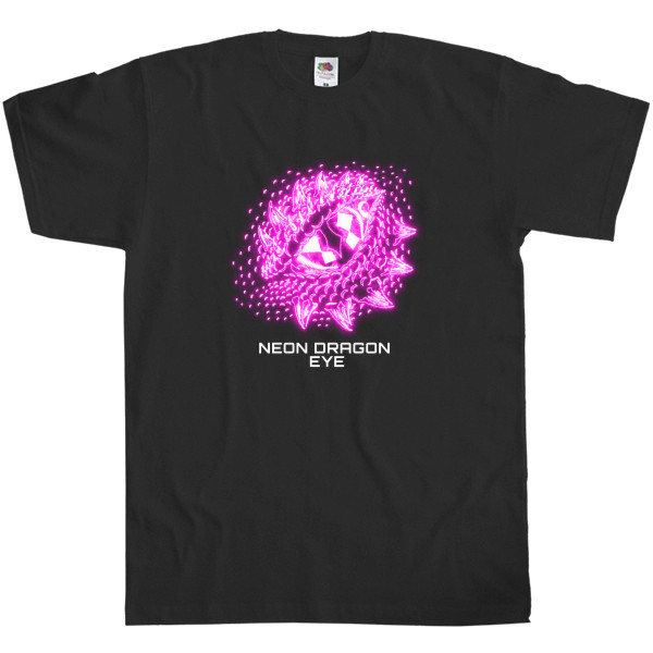 Men's T-Shirt Fruit of the loom - Neon dragon eye - Mfest