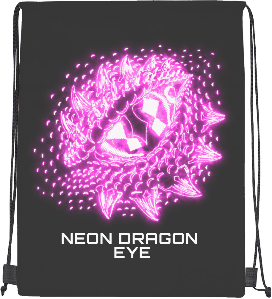 Neon dragon eye