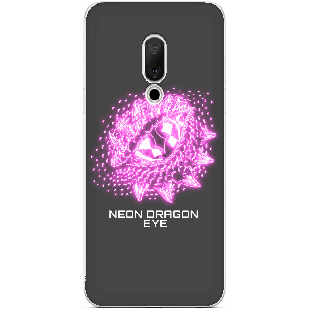 Чехол Meizu - Neon dragon eye - Mfest