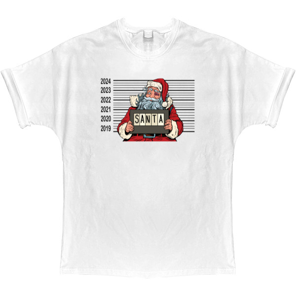 T-shirt Oversize - santa claus - Mfest