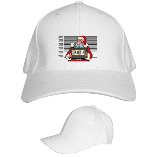 Kids' Baseball Cap 6-panel - santa claus - Mfest