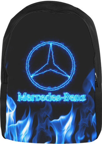 Mercedes-benz blue neon