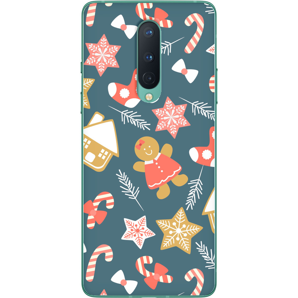 Чехол OnePlus - Christmas Pattern 5 - Mfest