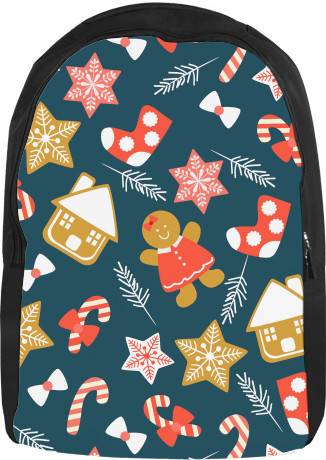 Backpack 3D - Christmas Pattern 5 - Mfest