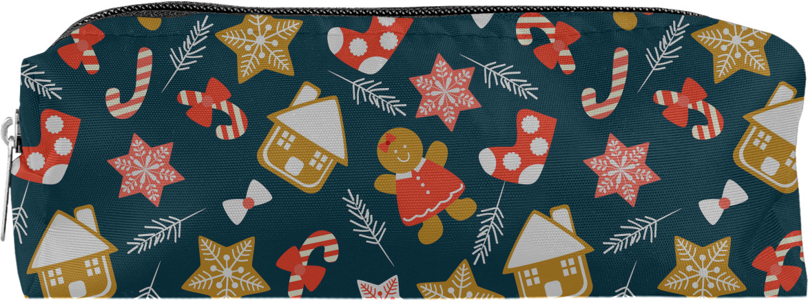 Pencil case 3D - Christmas Pattern 5 - Mfest