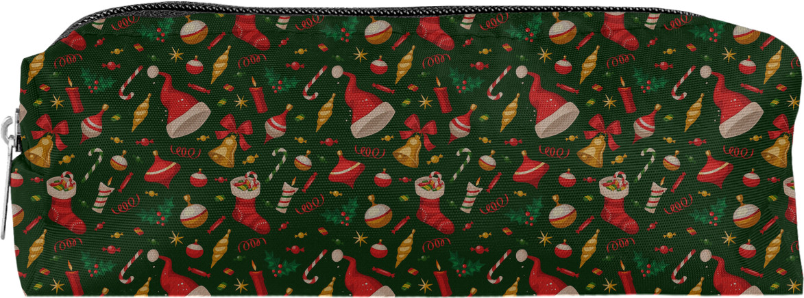 Pencil case 3D - Christmas Pattern 4 - Mfest