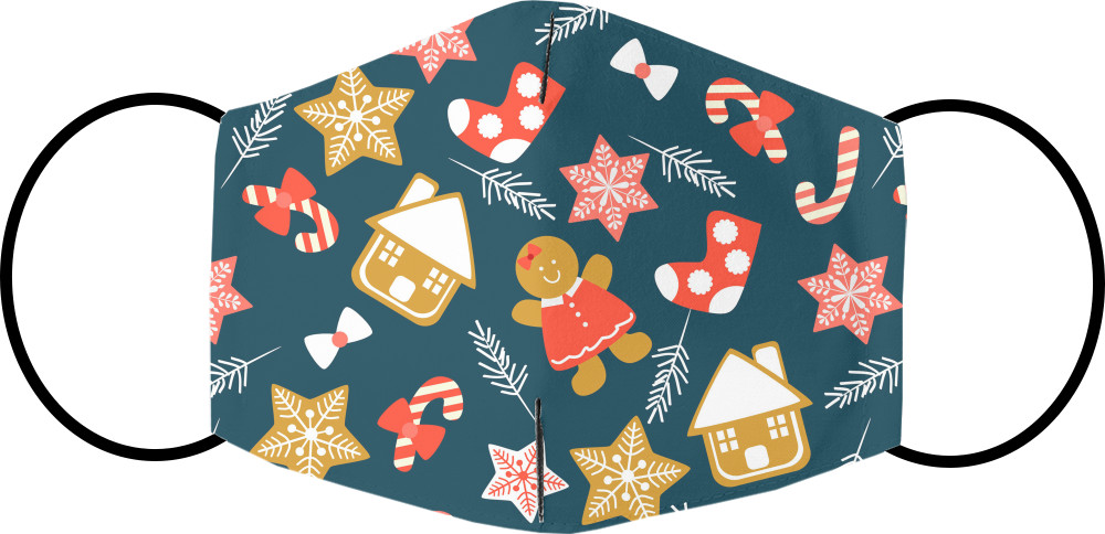 Face Mask - Christmas Pattern 5 - Mfest