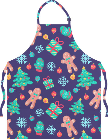 Light Apron - Christmas Pattern 3 - Mfest