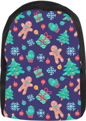 Backpack 3D - Christmas Pattern 3 - Mfest