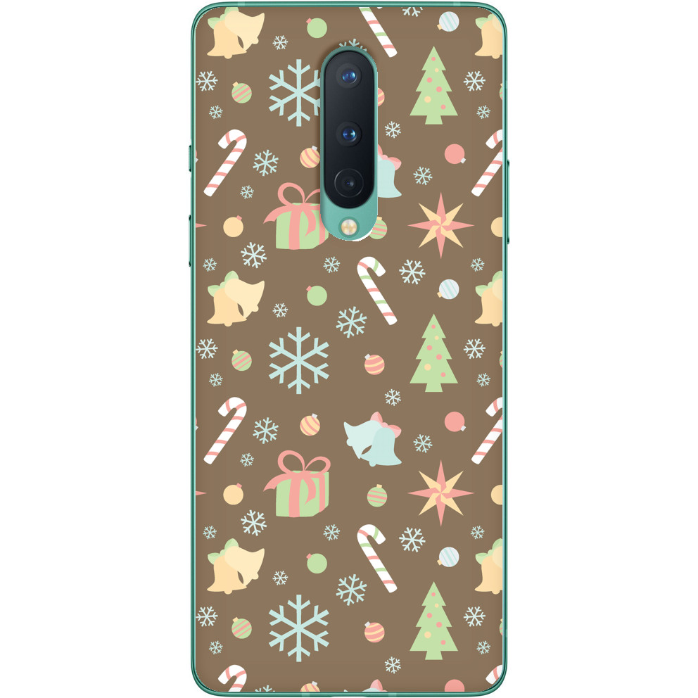 Чехол OnePlus - Christmas Pattern 2 - Mfest