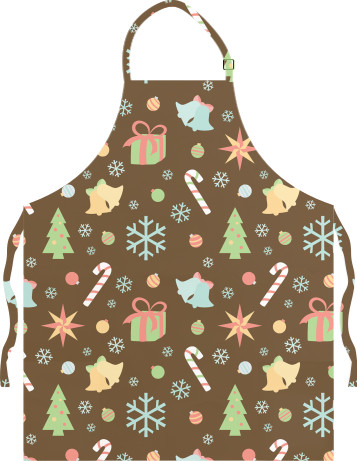 Light Apron - Christmas Pattern 2 - Mfest