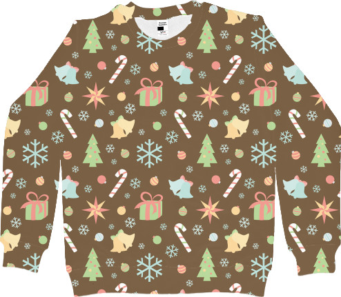 Kids' Sweatshirt 3D - Christmas Pattern 2 - Mfest