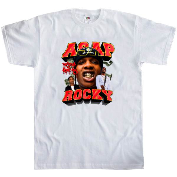 Men's T-Shirt Fruit of the loom - ASAP ROCKY 7 - Mfest