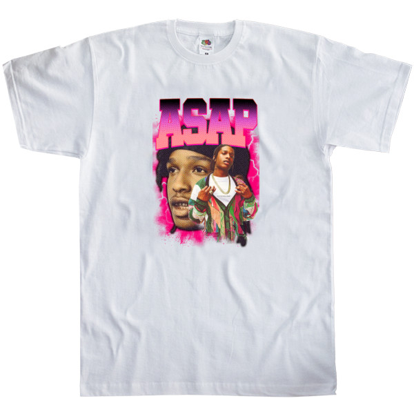 Men's T-Shirt Fruit of the loom - ASAP ROCKY 3 - Mfest