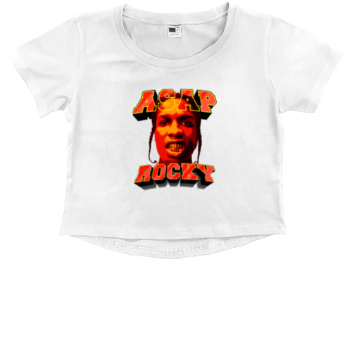 Kids' Premium Cropped T-Shirt - ASAP ROCKY 6 - Mfest