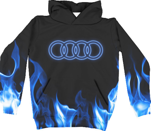 Авто - Hoodie 3D Children's - Audi Neon - Mfest