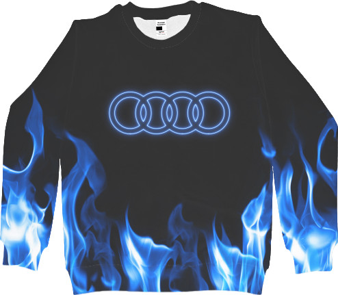 Men's Sweatshirt 3D - Audi Neon - Mfest