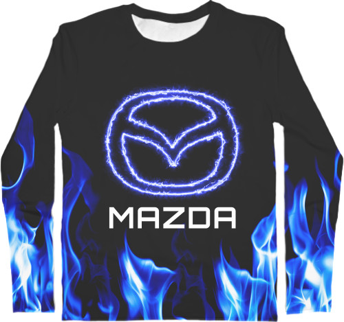 Kids' Longsleeve Shirt 3D - Mazda - Mfest