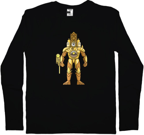 Men's Longsleeve Shirt - Titan Clock Man - Mfest