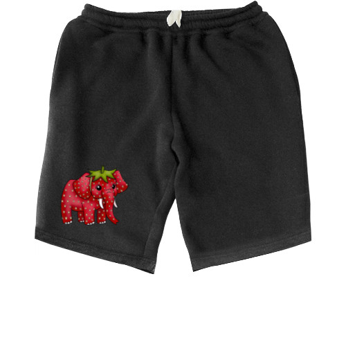 Men's Shorts - Strawberry Elephant - Mfest