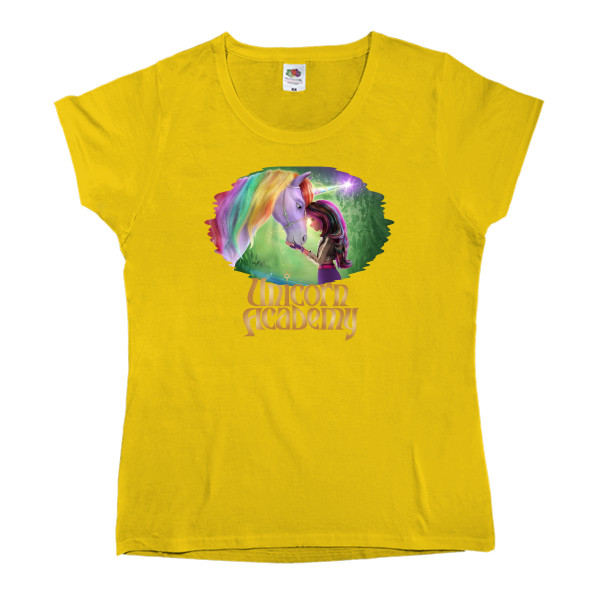 Women's T-shirt Fruit of the loom - Unicorn Academy - Mfest