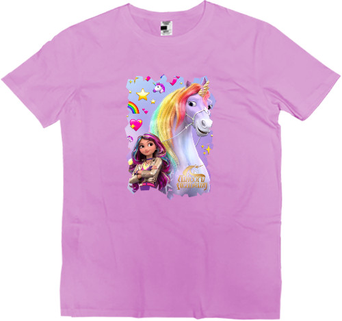 Men’s Premium T-Shirt - Sofia and the Unicorn Wildstar - Mfest