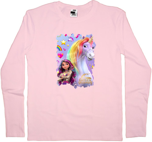 Men's Longsleeve Shirt - Sofia and the Unicorn Wildstar - Mfest