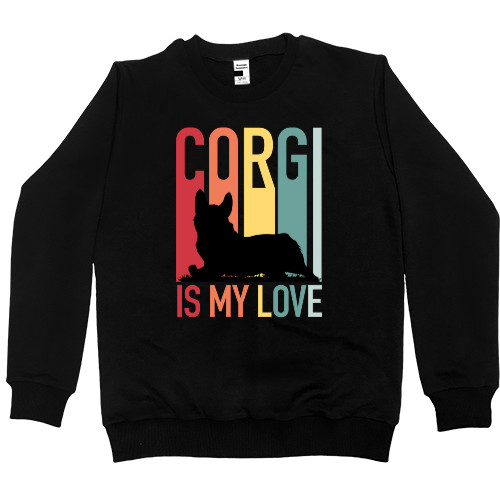 Women's Premium Sweatshirt - Corgi is My Love - Mfest