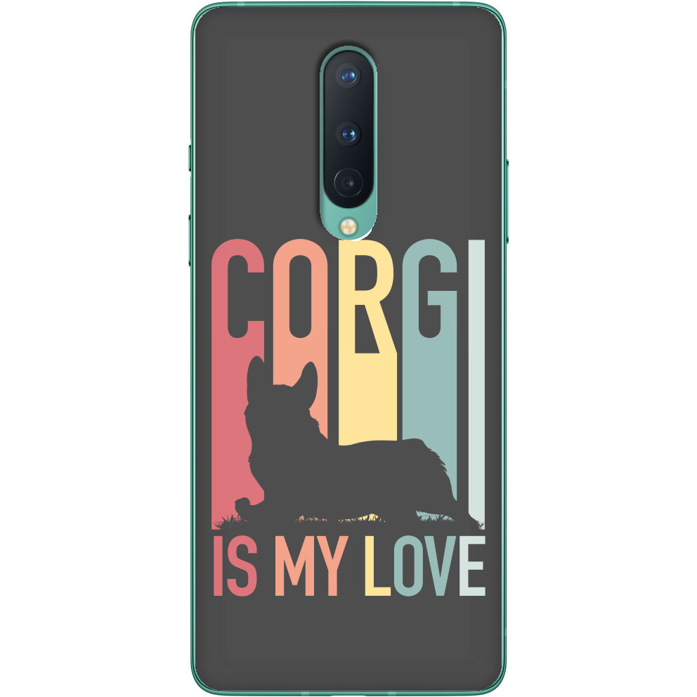 Чехол OnePlus - Corgi is My Love - Mfest