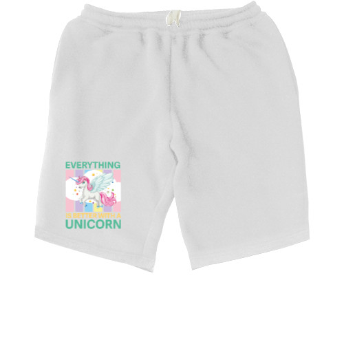 Kids' Shorts - Everything is better with a unicorn - Mfest