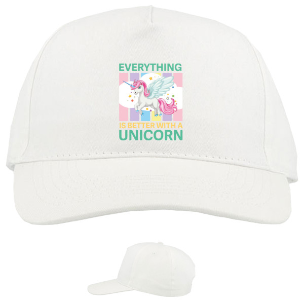 Baseball Caps - 5 panel - Everything is better with a unicorn - Mfest